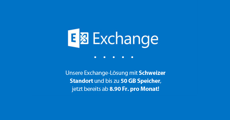 Exchange-Service mit Schweizer Standort