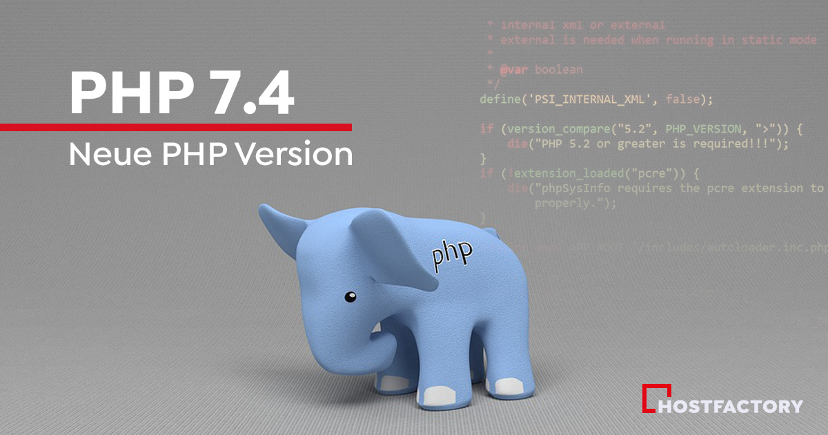 PHP 7.4 ist verfügbar!